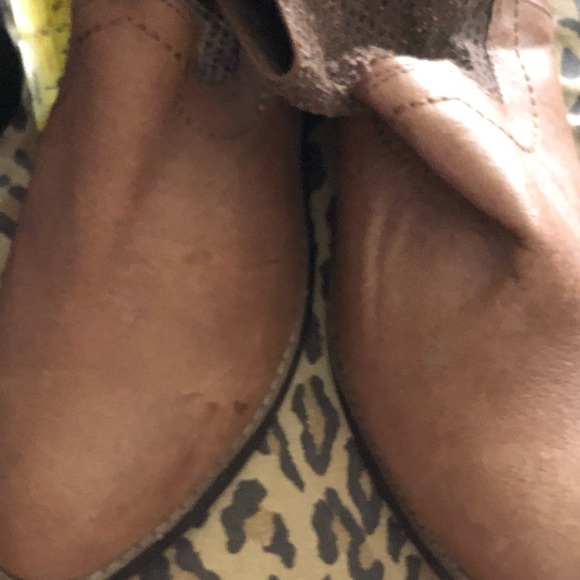 Steve Madden size 9.5 Tan Leather Heeled Ankle Booties NWT - Picture 10 of 13